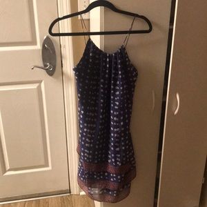 Purple cocktail dress